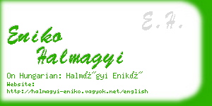 eniko halmagyi business card